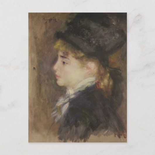 Pierre A Renoir | Portret van Margot Briefkaart (Voorkant)