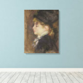 Pierre A Renoir | Portret van Margot Canvas Afdruk (Insitu (Houten vloer))