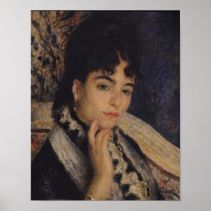 Pierre A Renoir Portret van mevrouw Alphonse Dau Poster