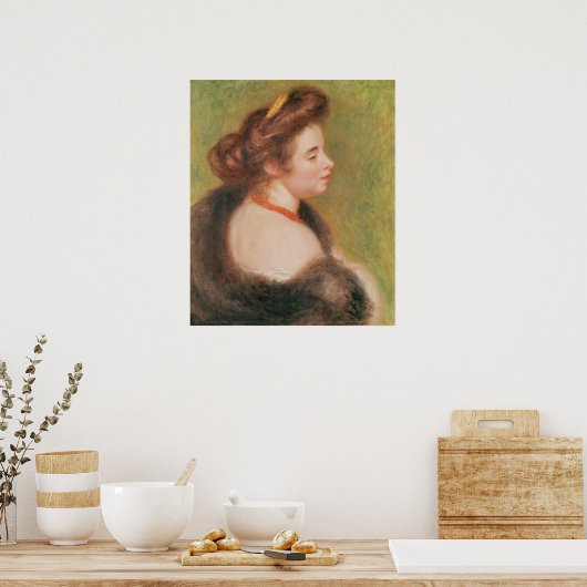 Pierre A Renoir | Portret van Mme Maurice Denis Poster (Keuken)
