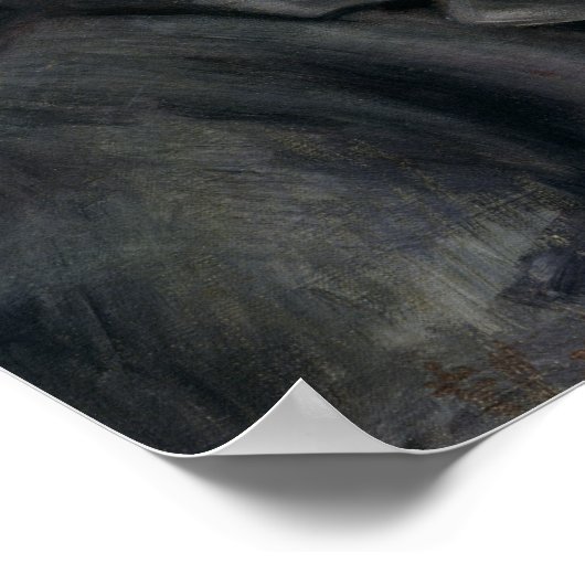 Pierre A Renoir | Portret van Stephane Mallarme Poster (Hoek)