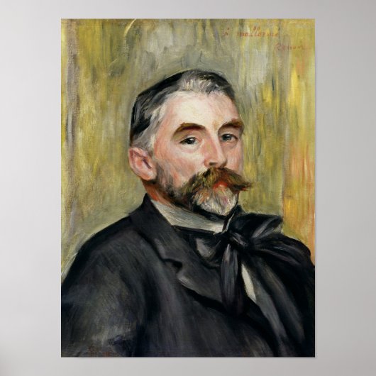 Pierre A Renoir | Portret van Stephane Mallarme Poster (Voorkant)