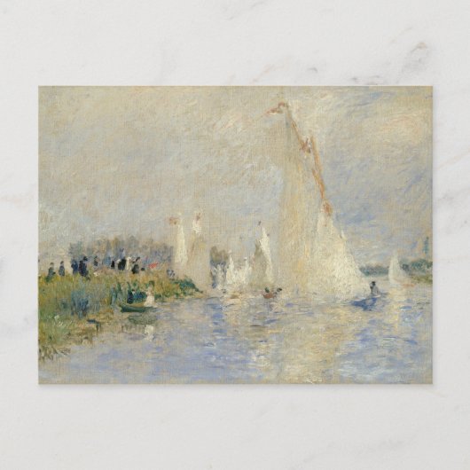 Pierre A Renoir | Regatta in Argenteuil Briefkaart (Voorkant)