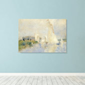 Pierre A Renoir | Regatta in Argenteuil Canvas Afdruk (Insitu (Houten vloer))
