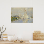 Pierre A Renoir | Regatta in Argenteuil Poster (Keuken)