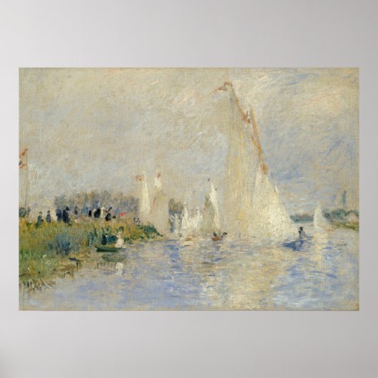 Pierre A Renoir | Regatta in Argenteuil Poster (Voorkant)