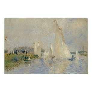 Pierre A Renoir   Regatta in Argenteuil Poster