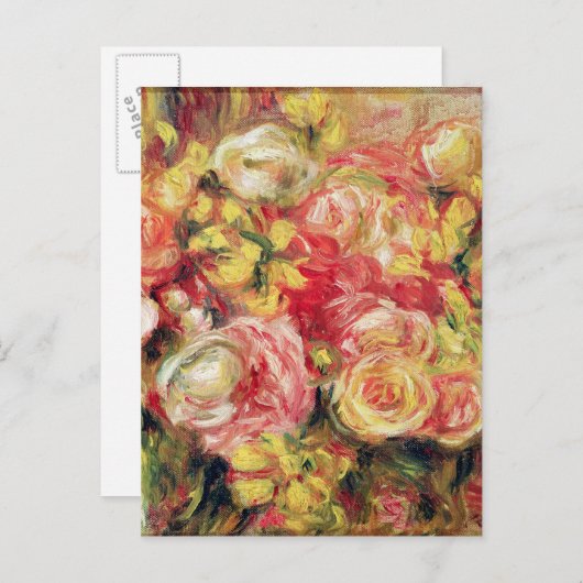 Pierre A Renoir | ROZEN Briefkaart (Voorkant / Achterkant)