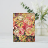 Pierre A Renoir | ROZEN Briefkaart (Staand voorkant)