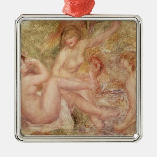 Pierre A Renoir | Studie naar de grote baders Metalen Ornament (Voorkant)
