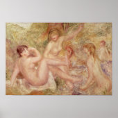 Pierre A Renoir | Studie naar de grote baders Poster (Voorkant)