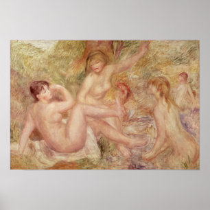 Pierre A Renoir   Studie naar de grote baders Poster