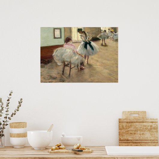 Pierre A Renoir | The Dance Lesson Poster (Keuken)