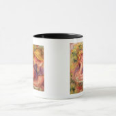 Pierre A Renoir | Twee vrouwen in blauwe blouses Mok (Midden)