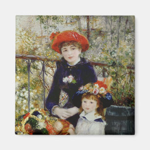 Pierre A Renoir  Twee zussen, of op de Terras Magneet
