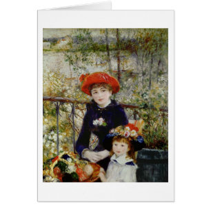 Pierre A Renoir   Twee zussen, of op het terras