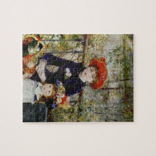 Pierre A Renoir | Twee zussen, of op het terras Legpuzzel (Horizontaal)