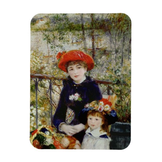Pierre A Renoir | Twee zussen, of op het terras Magneet (Verticaal)