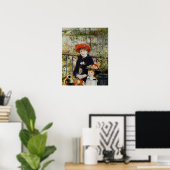Pierre A Renoir | Twee zussen, of op het terras Poster (Thuiskantoor)
