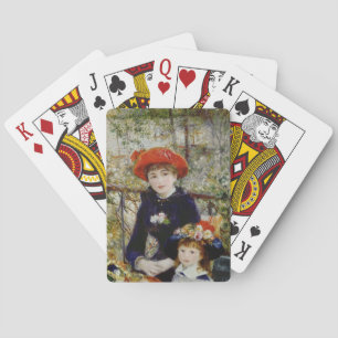 Pierre A Renoir Twee zussen, of op het terras Speelkaarten