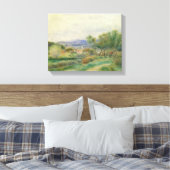 Pierre A Renoir | Uitzicht La Seyne, Provence Canvas Afdruk (Insitu (Slaapkamer))