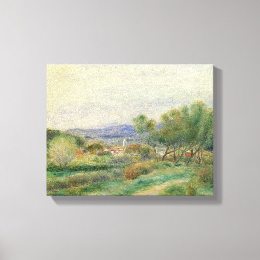 Pierre A Renoir | Uitzicht La Seyne, Provence Canvas Afdruk (Voorkant)