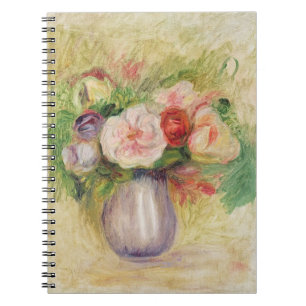 Pierre A Renoir Vase van bloemen Notitieboek