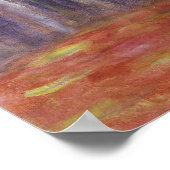 Pierre A Renoir | Vase van Tulpen en annemonen Poster (Hoek)