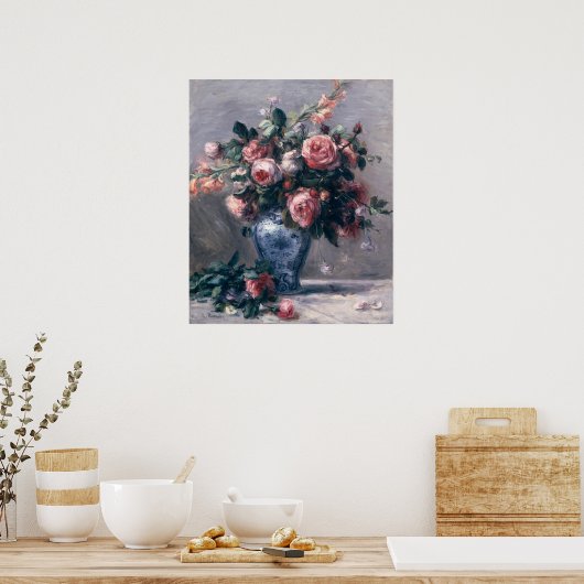 Pierre A Renoir | Verloop van de Rozen Poster (Keuken)