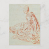 Pierre A Renoir | Vrouw glimlachen Briefkaart (Voorkant)