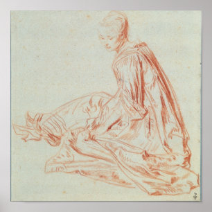 Pierre A Renoir   Vrouw glimlachen Poster