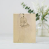 Pierre A Renoir | Vrouw met een Muff Briefkaart (Staand voorkant)