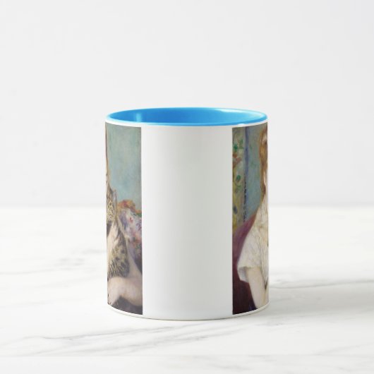 Pierre A Renoir | Vrouw met kat Mok (Midden)