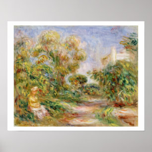 Pierre A Renoir Vrouwen in het landschap Poster