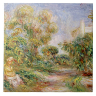 Pierre A Renoir Vrouwen in het landschap Tegeltje