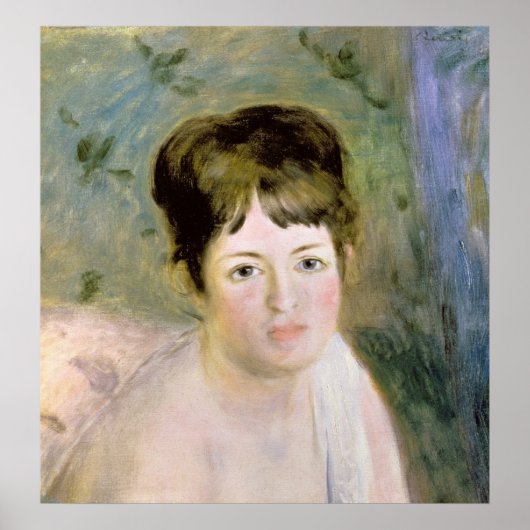 Pierre A Renoir | Vrouwenhoofd Poster (Voorkant)