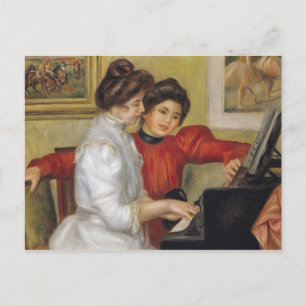 Pierre A Renoir Yvonne en Christine Lerolle Briefkaart