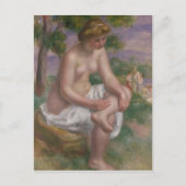 Pierre A Renoir | Zitplaats in een landschap Briefkaart (Voorkant)