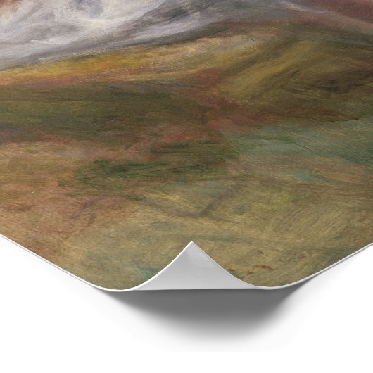 Pierre A Renoir | Zitplaats in een landschap Poster (Hoek)