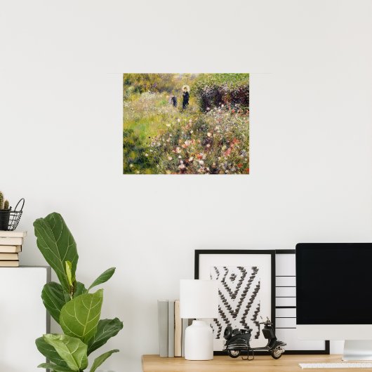 Pierre A Renoir | zomerlandschap Poster (Thuiskantoor)