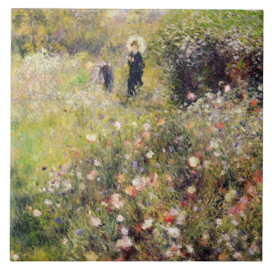 Pierre A Renoir   zomerlandschap Tegeltje