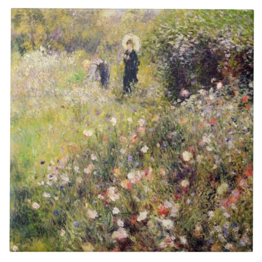 Pierre A Renoir | zomerlandschap Tegeltje (Voorkant)