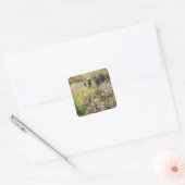 Pierre A Renoir | zomerlandschap Vierkante Sticker (Envelop)