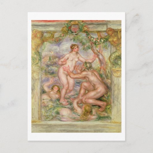 Pierre A Renoir | Zone die de Rijn binnenstroomt Briefkaart (Voorkant)