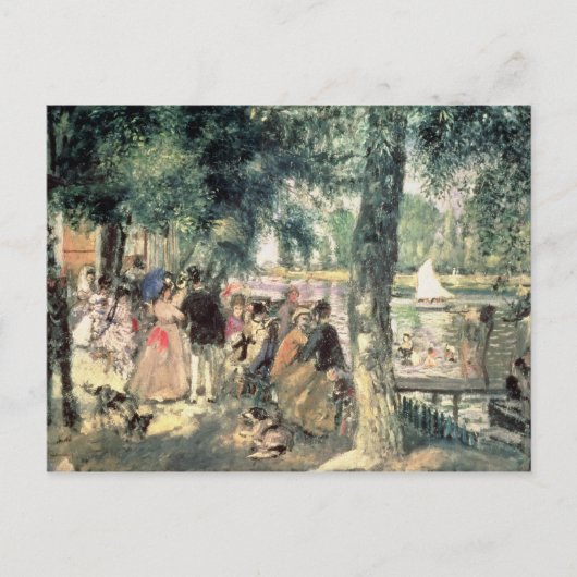 Pierre A Renoir | Zwemmen op de Seine Briefkaart (Voorkant)