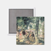Pierre A Renoir | Zwemmen op de Seine Magneet (Voorkant / Achterkant)
