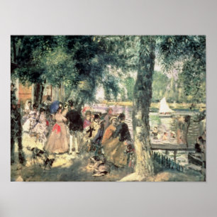 Pierre A Renoir   Zwemmen op de Seine Poster