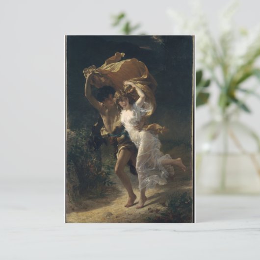 Pierre-Auguste Cot - Het Storm Kaart (Staand voorkant)