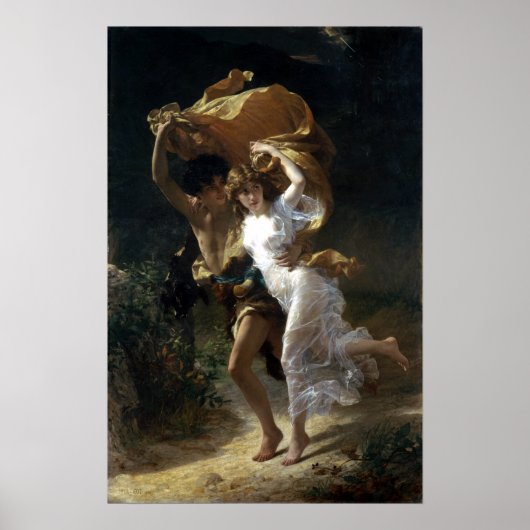 Pierre-Auguste Cot het Storm Poster (Voorkant)