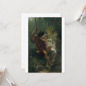Pierre-Auguste Cot - Springtime Kaart (Voorkant / Achterkant in situ)